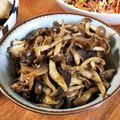 低カロ探検隊's cooksnap of when they made ＊たっぷりきのこの海苔ソース炒め＊.