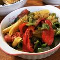 低カロ探検隊's cooksnap of when they made 顆粒みそで簡単！夏野菜のペペロンチーノ.