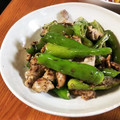 低カロ探検隊's cooksnap of when they made 豚こまとしし唐のマヨネーズ炒め.
