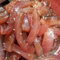 ＊★yuki★＊'s cooksnap of when they made 焼肉のたれでマグロのユッケ.