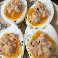 Dyayoi's cooksnap of when they made ゆで卵の鮭マヨグリル♪お弁当にも.