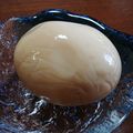 りりもこもこ's cooksnap of when they made 【味玉】余った餃子のたれでしみしみ.