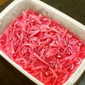 yukko2810's cooksnap of when they made 梅酢で簡単！手作り紅しょうが☆.