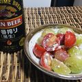 料理男子部🍻's cooksnap of when they made ぶどうとトマトとカッテージチーズのサラダ.