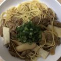 かおり♡♡♡'s cooksnap of when they made 大豆のお肉とエリンギの柚子胡椒パスタ.