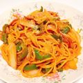 クリちゃん0309's cooksnap of when they made フライパン1つで★至極のナポリタン★.