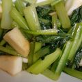 いもむしママ's cooksnap of when they made 小松菜、はんぺん、きのこのバター醤油炒め.