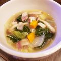 llleccalll's cooksnap of when they made セロリの葉っぱがおいしいスープ.