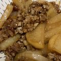クックE4LSCI☆'s cooksnap of when they made 大根とひき肉のそぼろ煮☆簡単.