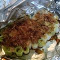 みつぴろ's cooksnap of when they made 簡単お手軽♪　長ねぎのホイル焼き.