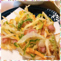 nakamucchi's cooksnap of when they made ☆ウインナーと野菜のかき揚げ☆.