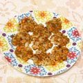 なつき☆ミ's cooksnap of when they made 【離乳食】野菜と納豆のマカロニおやき.