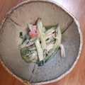 なほるる's cooksnap of when they made きゅうりとカニカマのマヨネーズ和え.