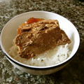 White_Bear's cooksnap of when they made 黒酢の豚のさっぱり煮.