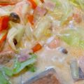 ねこねこさーん's cooksnap of when they made 牛乳でお手軽！鮭と野菜のクリーム煮☆.