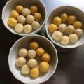 すげこここ's cooksnap of when they made 優しい甘さの二色お月見団子.