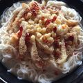 クック2H9MD0☆'s cooksnap of when they made 担々麺風冷しピリ辛ぶっかけ胡麻牛乳素麺.