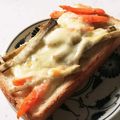 nana_tenjo's cooksnap of when they made 簡単＊きんぴらごぼうチーズトースト.