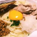 cookcook's cooksnap of when they made 梅と納豆と大根おろしの冷やしうどん.