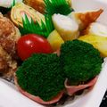 gomapon's cooksnap of when they made お弁当＊ブロッコリーの花束ベーコン巻き.
