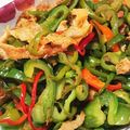 あきぃ∞'s cooksnap of when they made ピーマン油揚げのわさび醤油炒め♪簡単.