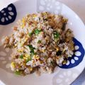 ありんこ☆★'s cooksnap of when they made 即席10分♪シンプル塩味☆カニカマ炒飯☆.