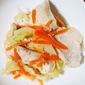 ちーちゃん★ママ's cooksnap of when they made 簡単！鶏むねキャベツの白だし煮.