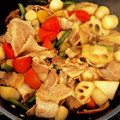 ゆっち37's cooksnap of when they made ☆豚こま肉の筑前煮風☆.