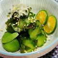 辰夫女子's cooksnap of when they made きゅうりの酢の物〜紫蘇の実入りで〜.