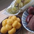 ゆゆ0826's cooksnap of when they made 簡単♡おいしい♡お豆腐かぼちゃ白玉だんご.