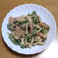 55才のおじさん's cooksnap of when they made ピーマンベーコンしめじのオイマヨ炒め.