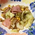 xoerikoxo's cooksnap of when they made すぐ出来る！簡単キャベツとハムの炒め物.