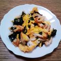 ポニーリボン's cooksnap of when they made ニラ玉！？★ 竹輪＆玉子で【ワカメ玉】.