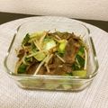 ☆こまっと☆'s cooksnap of when they made 牛肉とチンゲン菜の焼き肉炒め.