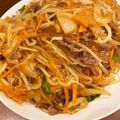 パッシーユ's cooksnap of when they made チャプチェ 韓国春雨と野菜の炒め物.