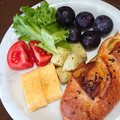 おにぎり99's cooksnap of when they made ウインナーとポテトのマスタードマヨ炒め♡.