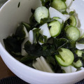 クック4JRYB3☆'s cooksnap of when they made 大根ときゅうりの酢の物.