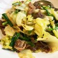 エビビンバ's cooksnap of when they made 牛肉とキャベツの中華味噌炒め.