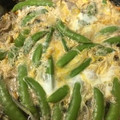 愛とココ's cooksnap of when they made 絹さやと玉ねぎの卵とじ.