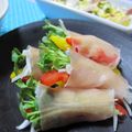 えみんちゅ＊'s cooksnap of when they made ✿大葉風味　新玉葱パプリカ生ハム巻き✿.