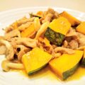 イエローバード's cooksnap of when they made 簡単！豚かぼちゃの甘酢炒め.