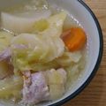 本日は快晴's cooksnap of when they made 圧力鍋で時短、食べるポトフ風チキンスープ.