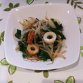 りんりん1202☆'s cooksnap of when they made レンジで簡単！もやしとニラの中華和え.