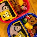 dbkyoko's cooksnap of when they made 簡単キャラ弁☆スポンジボブ&パトリック☆.