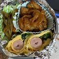 smile♡food's cooksnap of when they made ほうれん草とポールウインナーの卵焼き♪.