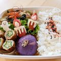 ｓｓｍａｍａ's cooksnap of when they made キャラ弁に♪ 赤ウインナーのロウソク.