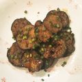 プラハの街並み's cooksnap of when they made 茄子のわさび照り焼き.
