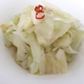 ぁみぁみ's cooksnap of when they made キャベツのにんにく煮浸し☆簡単レンジ副菜.