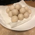 ディナーカレー's cooksnap of when they made 米粉で十五夜の月見だんご♡.