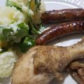 海外放浪中's cooksnap of when they made ルッコラとジャガイモの大人サラダ♪.